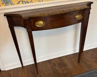 Lovely Demilune Table by Harden