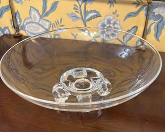 Glass Steuben Footed Bowl