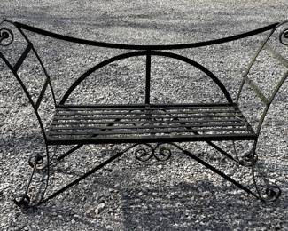 Unusual Iron Bench