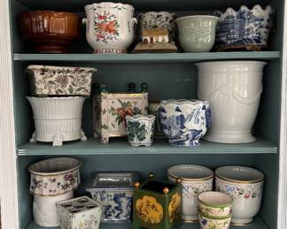 Wonderful Selection of Jardinieres and Pots