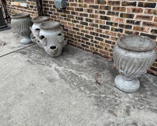 Outdoor Cement Planters