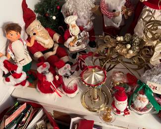 And more Christmas dolls