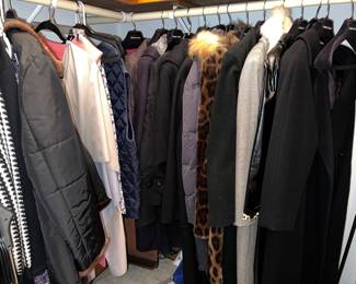 This is just one closet of vintage clothing.