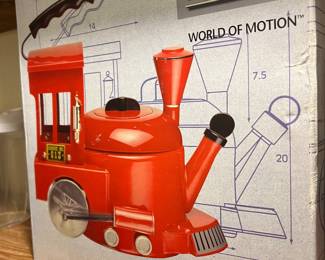 Vintage MII. Kamenstein “World of Motion” steam driven train kettle