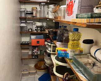 Miscellaneous kitchen appliances and supplies