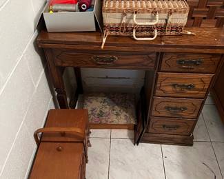 Vintage 1960’s sewing desk and cabinet