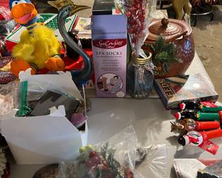 Collectibles in the garage