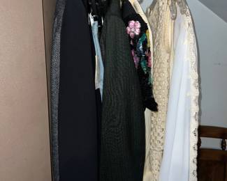 And another smaller closet of vintage clothing