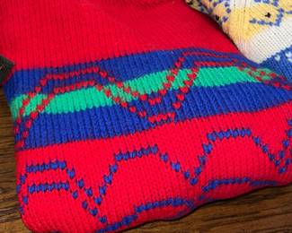 Sweaters, lots of sweaters