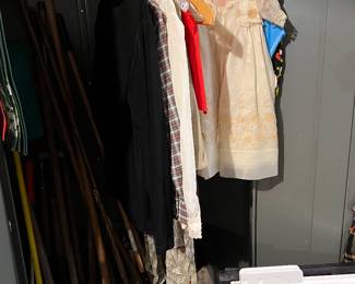 Another full closet of vintage clothing