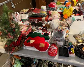 Miscellaneous Christmas items and toys