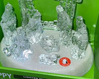 Home Elements LED lighted and musical nativity scene