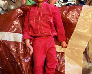 Male action figure in track suit