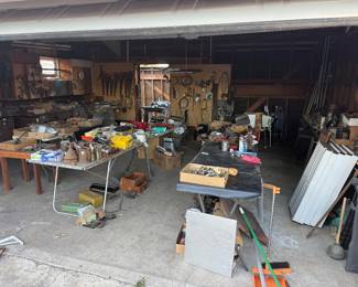 Garage full of great items