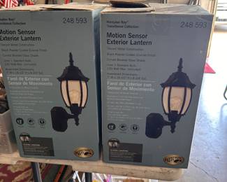 new in box motion sensor lanterns