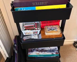 rolling portable tray