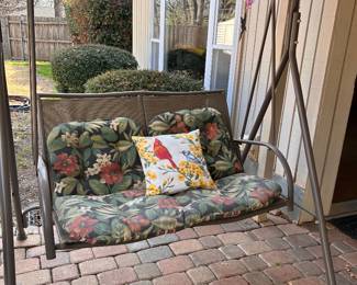 chair swing on frame