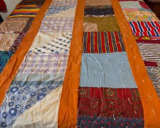 hand tied crazy quilts