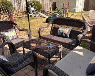 wicker patio furniture