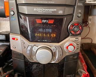 PANASONIC stereo set, 2 speakers