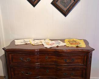 lovely serpentine dresser