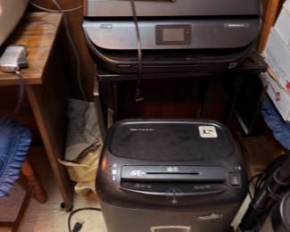 Printer scanner, paper shredder, office electronics