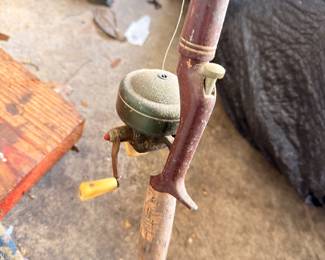 Vintage fishing rod and reel