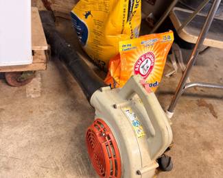 Electric leaf blower, lawn fertilizer, yard supplies
