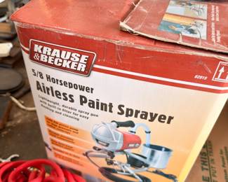 Krause & Becker 5/8 HP airless paint sprayer