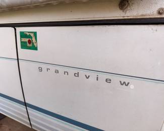 Grandview pop-up camper brand label