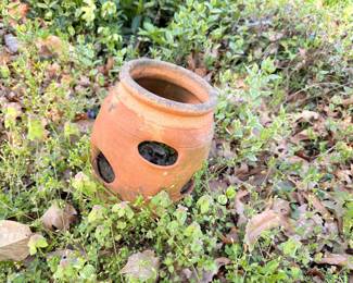 Terracotta strawberry pot planter