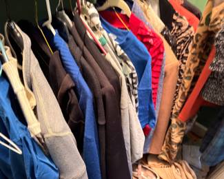 Women's clothing, assorted styles and colors