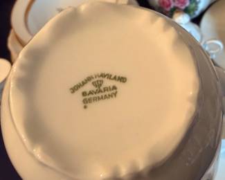 Johann Haviland Bavaria Germany china maker's mark