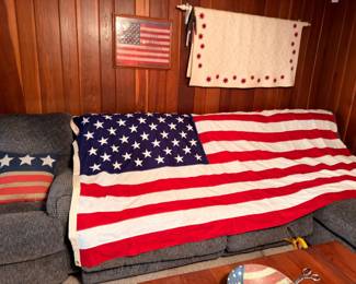 Vintage American flag collection, Americana