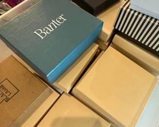 Assorted Branded Jewelry Gift Boxes