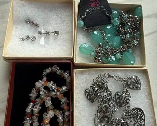 Paparazzi Jewelry Set with Mixed Bracelets and Earrings