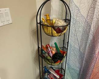 3-Tier Wire Basket Stand