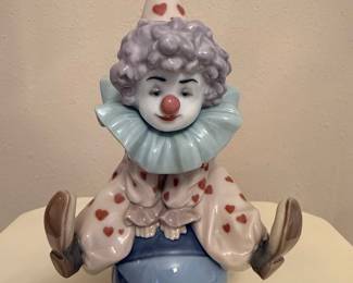 Lladro "Having a Ball" Porcelain Clown Figurine #5813