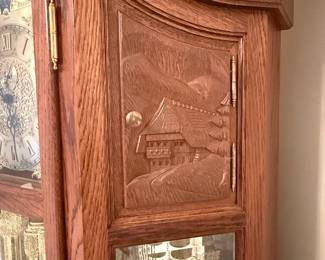 Howard Miller "Haverhill" Grandfather Clock with Musical Chimes and Moon Phase Dial