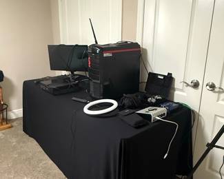 Custom Gaming PC Setup with Peripherals