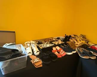 Assorted Women's Footwear and Michael Kors Handbags