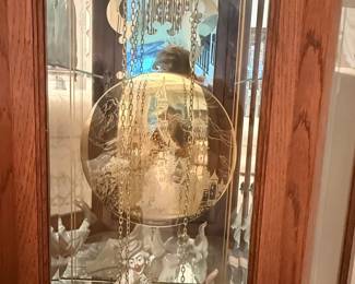 Howard Miller "Haverhill" Grandfather Clock with Musical Chimes and Moon Phase Dial