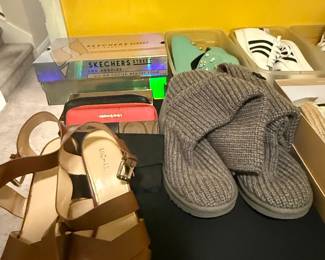 Assorted Women's Footwear and Michael Kors Handbags