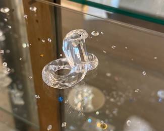 Swarovski Crystal Cobra Figurine