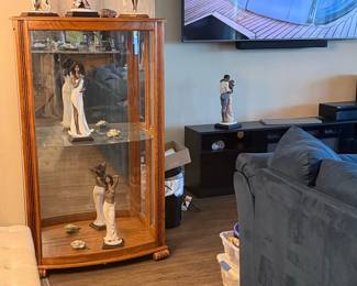 Black Woman Figurine with Dog