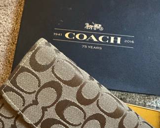 Coach "75 Years" Signature C Monogram Wallet