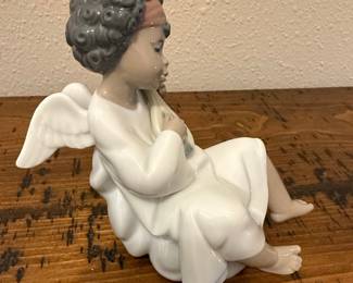Lladro Black Legacy Collection "An Angel's Tune" Figurine #6490