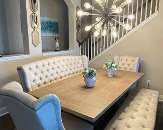 Z Gallerie Archer Dining Set