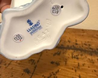 Lladro Porcelain Figurine - Little Stowaway Puppy in Paper Boat #6642