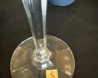 Nachtmann Crystal "Bavaria" Pattern Flute Glasses and Tumblers Set